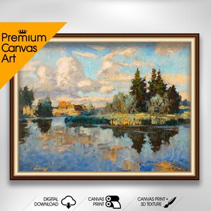 Summer Day - Konstantin Gorbatov | Premium Quality Art Print of Famous Painting | Museum Art Print | Printable Wall Art