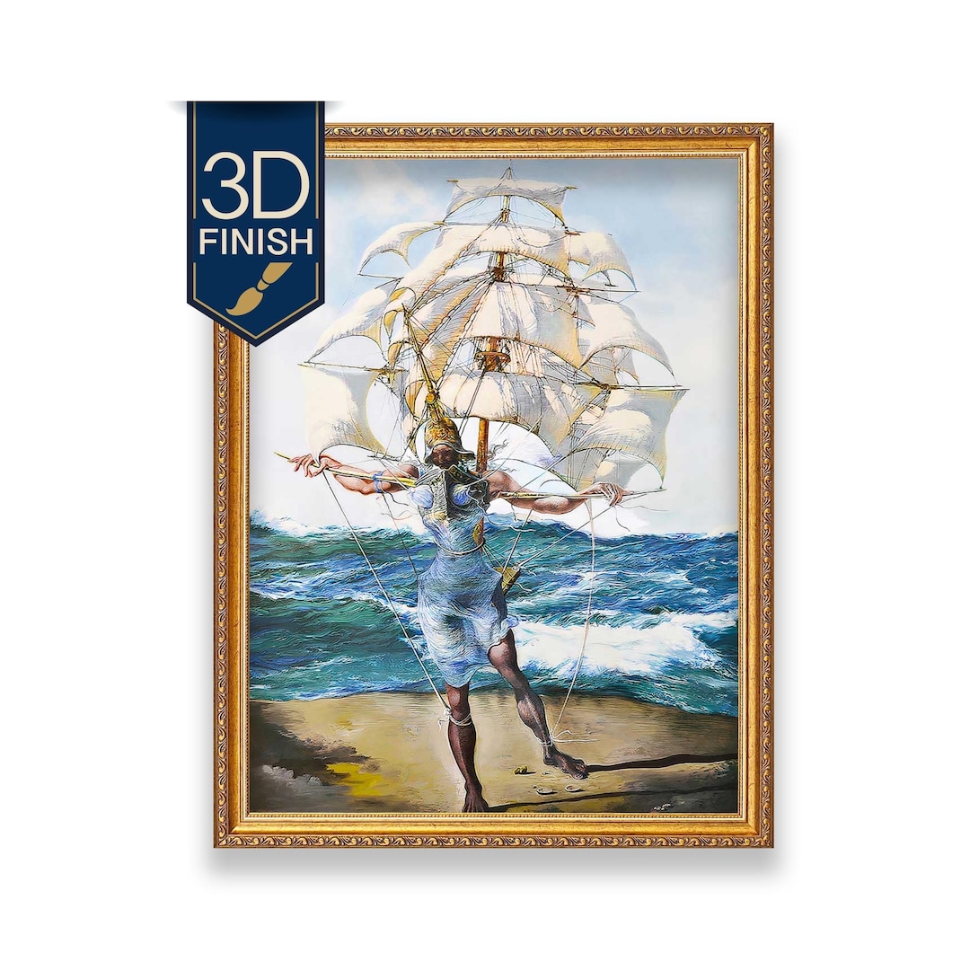 Salvador Dali The Ship Fine Art 3D Textured Canvas Reproduction salvador-dali-the-ship-fine-art-3d-textured-canvas-reproduction