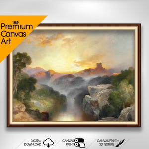 Land of Dreams - Thomas Moran | Premium Quality Art Print of Famous Painting | Museum Art Print | Printable Wall Art