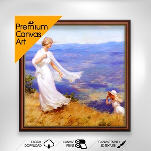 Curran - Edwardian Dreams II | Premium Quality Art Print of Famous Painting | Museum Art Print | Printable Wall Art