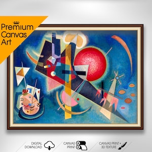 Geometric Abstraction - Wassily Kandinsky | Premium Quality Art Print of Famous Painting | Museum Art Print | Printable Wall Art
