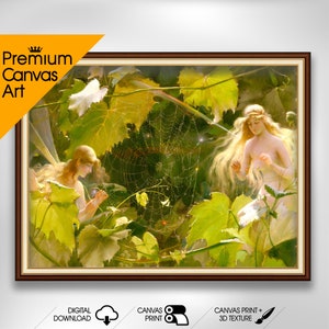Dreamweavers by Charles Courtney Curran | Premium Quality Art Print of Famous Painting | Museum Art Print | Printable Wall Art