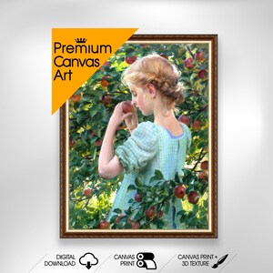Charles Courtney Curran, Scent of the apple,  | Premium Quality Art Print of Famous Painting | Museum Art Print | Printable Wall Art
