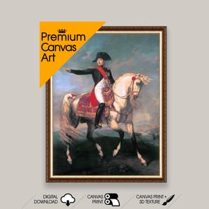 Joseph Chabord - Napoleon Bonaparte portrait in 1810 | Premium Quality Art Print of Famous Painting | Museum Art Print | Printable Wall Art