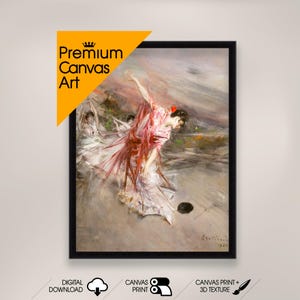 La Danzatrice Spagnola - Giovanni Boldini | Premium Quality Art Print of Famous Painting | Museum Art Print | Printable Wall Art