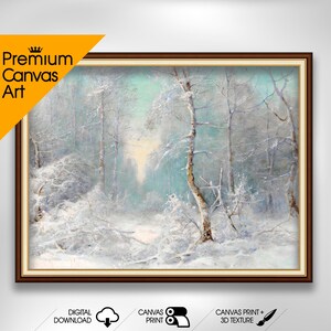 Karl Rozen - Winter | Premium Quality Art Print of Famous Painting | Museum Art Print | Printable Wall Art