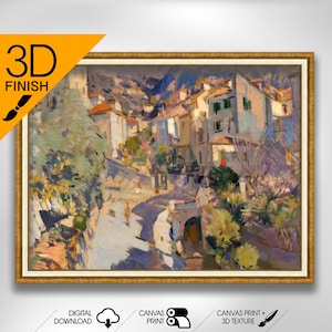 Nice - Konstantin Korovin   Premium Quality Art Print of Famous Painting | Museum Art Print | Printable Wall Art