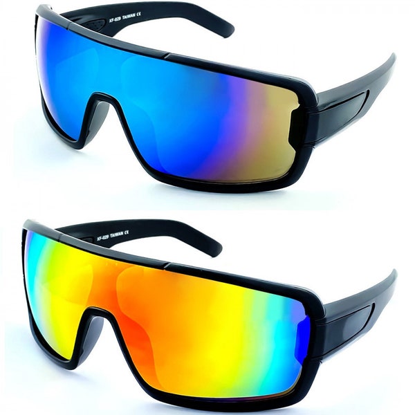 Lunettes de soleil sport KISS® mod. SNOWSHARK - Ski Cyclisme Pêche Course Escalade - Masque Polyvalent Unisexe