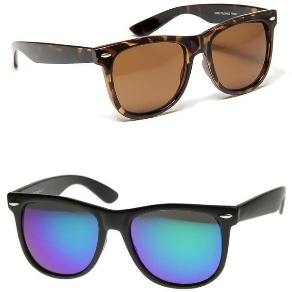 Sonnenbrille KISS® - Vintage mod. BLUES BROTHERS - klassischer und gespiegelter Cult Movie Mann Frau Nerd