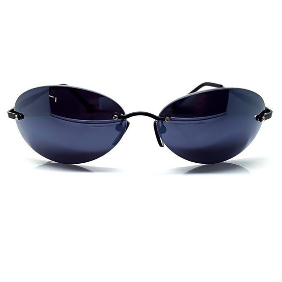 Gafas de sol KISS Rimless Estilo MATRIX NEO Trilog a Vintage
