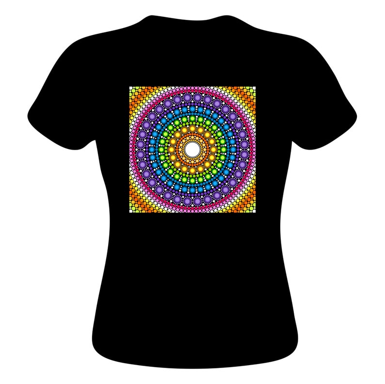 Download Cool Dot Mandala Design Decorative 4 Rainbow SVG | Etsy