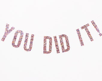 You Did It Birthday - Etsy