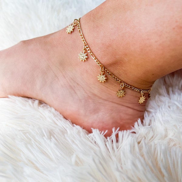 Gold Ankle Bracelet Shop Online Etsy