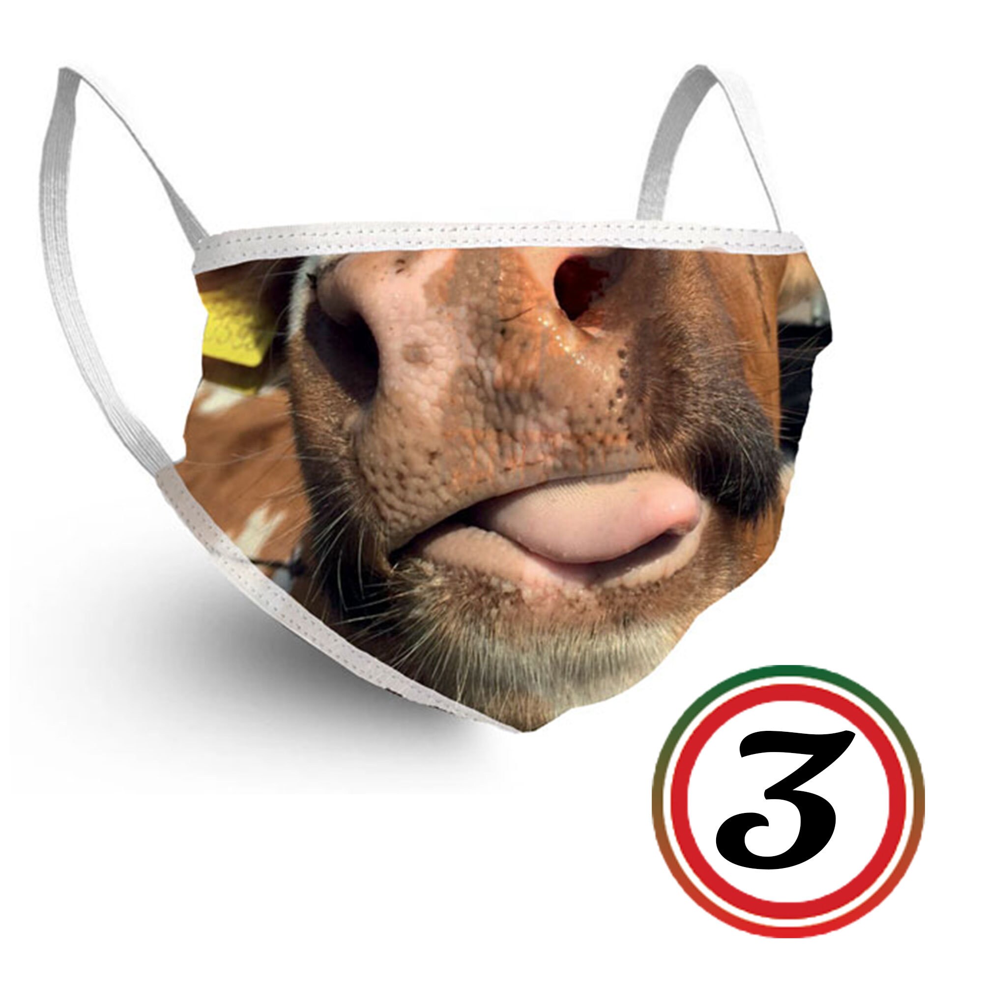 Adult reusable designer masks with animal's faces Etsy