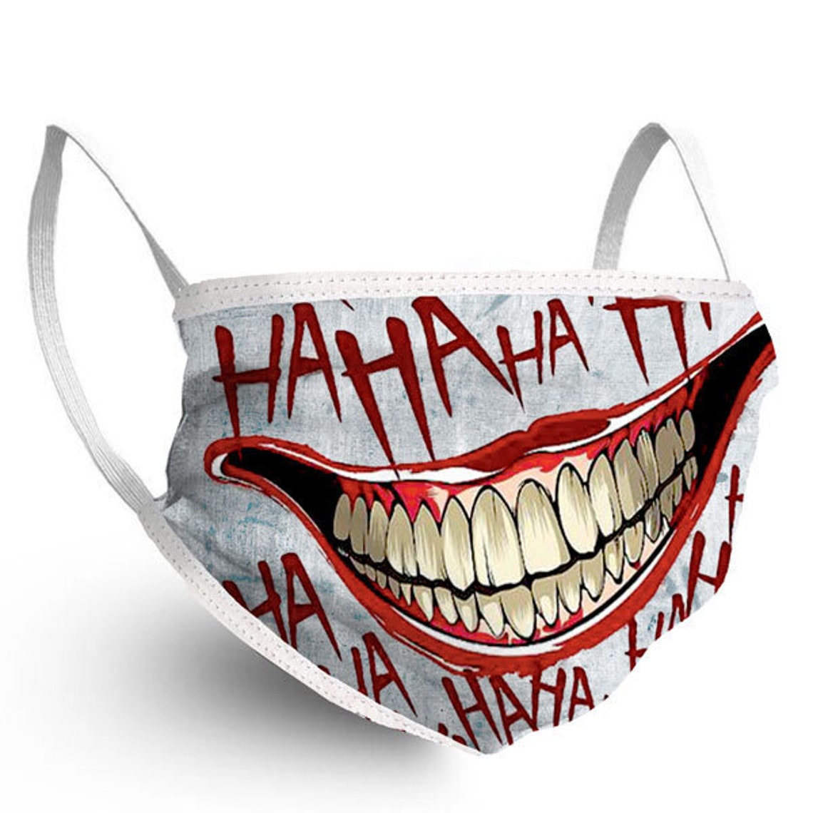 Reusable Happy Covid Gift Joker Face Mask Funny Faces Covid Etsy
