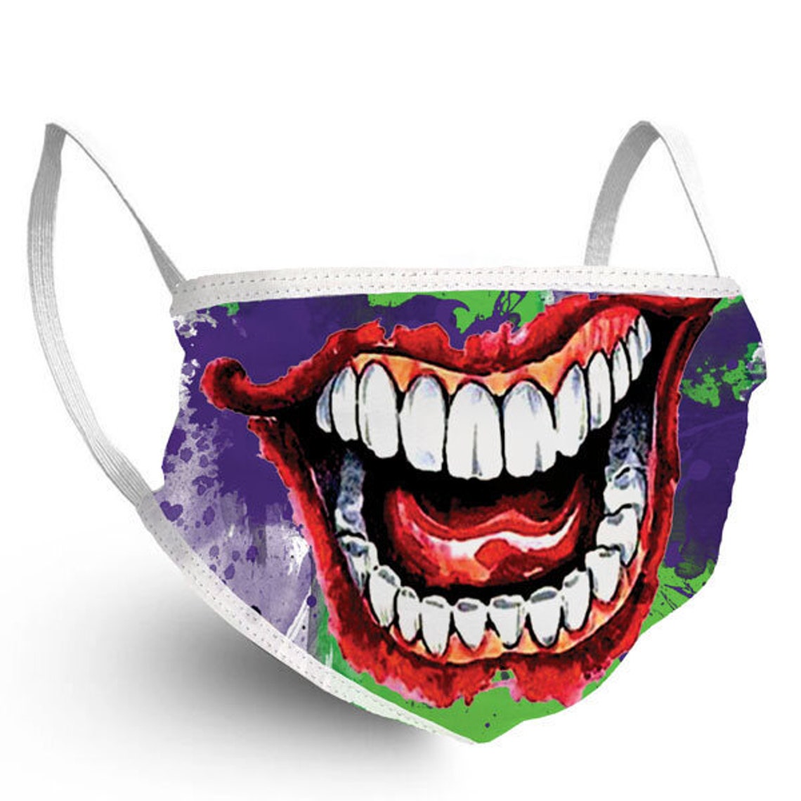 Reusable Happy Covid Gift Joker Face Mask Funny Faces Covid Etsy
