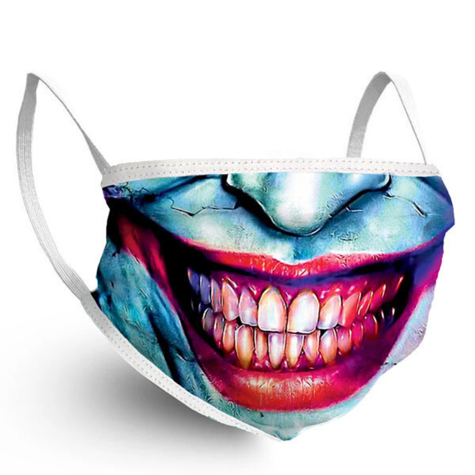 Reusable Happy Covid Gift Joker Face Mask Funny Faces Covid Etsy