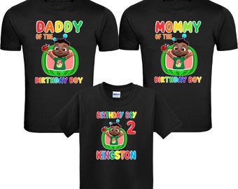 Black cocomelon birthday shirt Clearance