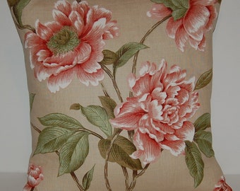 Colefax & Fowler "Giselle Pink" cushion cover