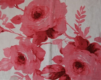 Jane Churchill "Salcombe Rose Pink" cushion cover