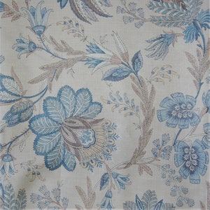 Colefax & Fowler "Casimir Old Blue" cushion cover