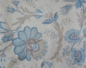 Colefax & Fowler "Casimir Old Blue" cushion cover