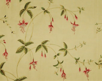 Colefax & Fowler embroidered "Viviers" cushion cover