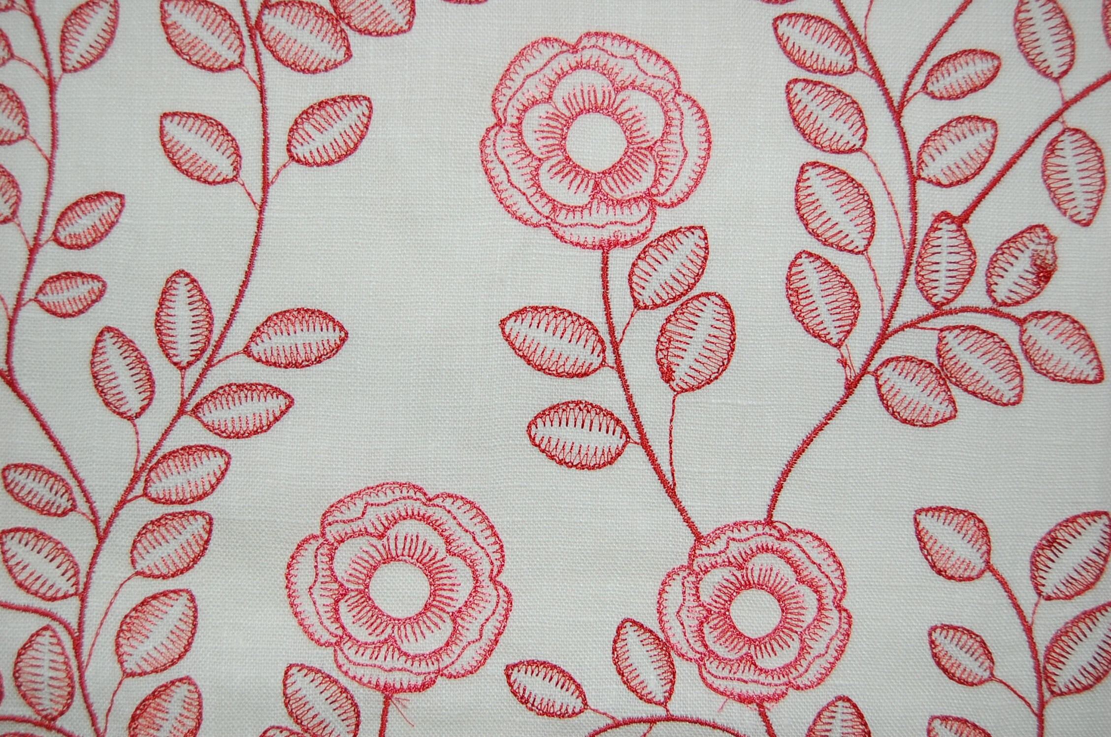 Jane Churchill Embroidered Julliette cushion cover Etsy