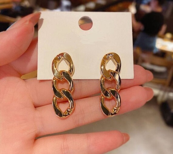 Big 2024 chain earrings