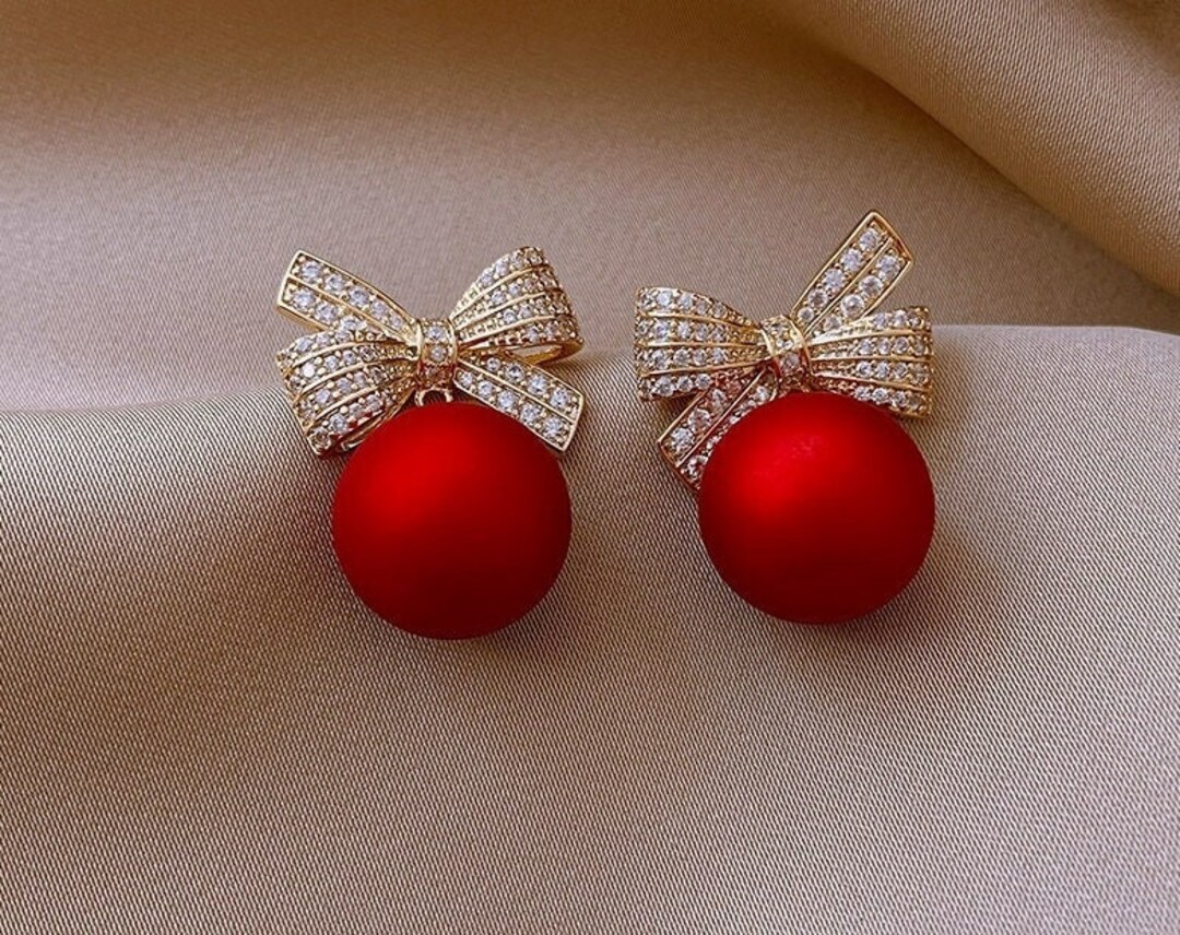 Christmas Earrings, Christmas Jewelry, Christmas Gift, Holiday Earrings — free download