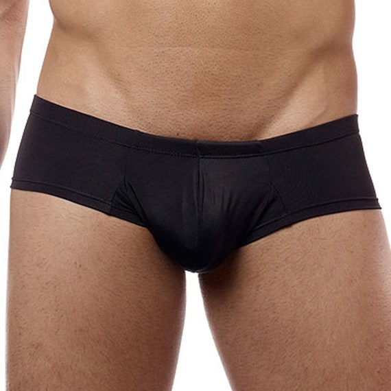Mens Cheek Boxer Underpants Micro Pouch Shiny Low Waist Sexy Brief  Underwear 