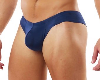 Mens Cheeky Boxer Underpants Micro Pouch Enhancing Low Waist Brief Underwear