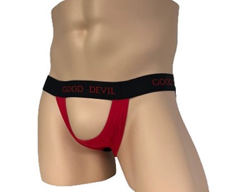 Mens Micro Pouch Vibrate and Explore Jockstrap Underpants Backless Underwear