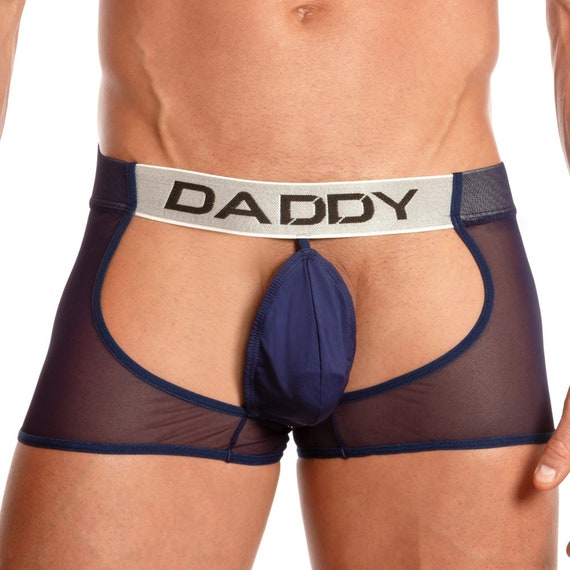 Sexy Mens Assless Jock Underpants Pouch Enhancing Sheer Boxer