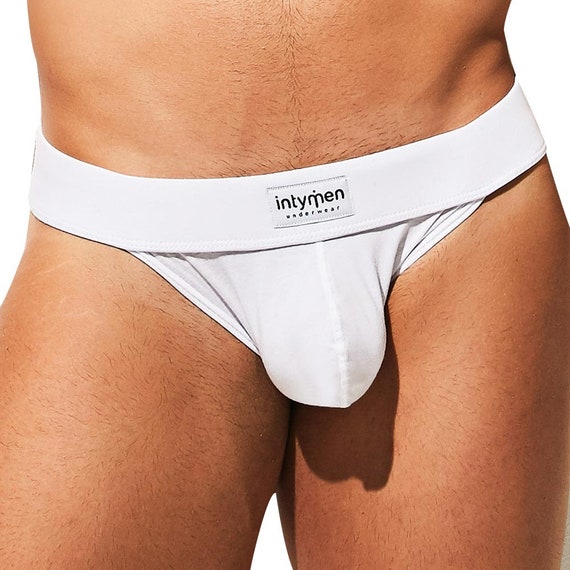 Mens Sexy Stylish Jockstrap Comfy Thong V-shaped G-string Wide