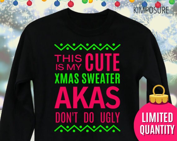 Alpha Kappa Alpha Sweater - Etsy