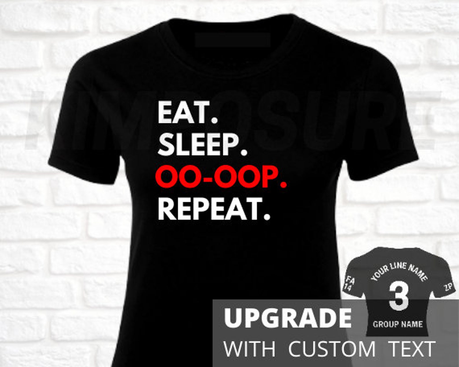 Delta Sigma Theta Eat Sleep Oooop Repeat dst shirt dst t Etsy