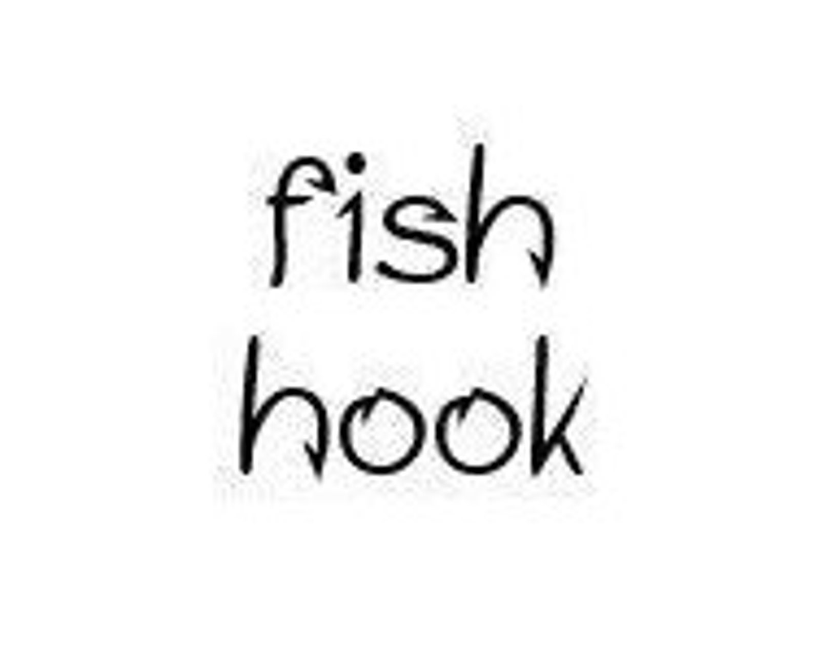 Fish hook font download Etsy