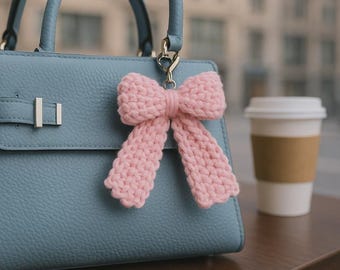 Patroon gehaakt strikje - tashanger pdf - eenvoudige zelfstudie sleutelhanger - doe-het-cadeau-idee - direct downloaden