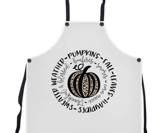 Fall Apron, Thanksgiving Apron, I love to Cook, Thanksgiving Feast, Let's Cook, Fall Blessings Apron