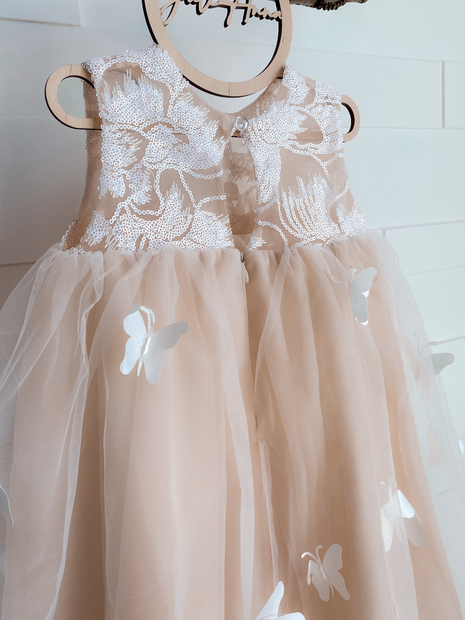 Butterfly Flower Girl Dress Lace Flower Girl Dress Junior Etsy UK