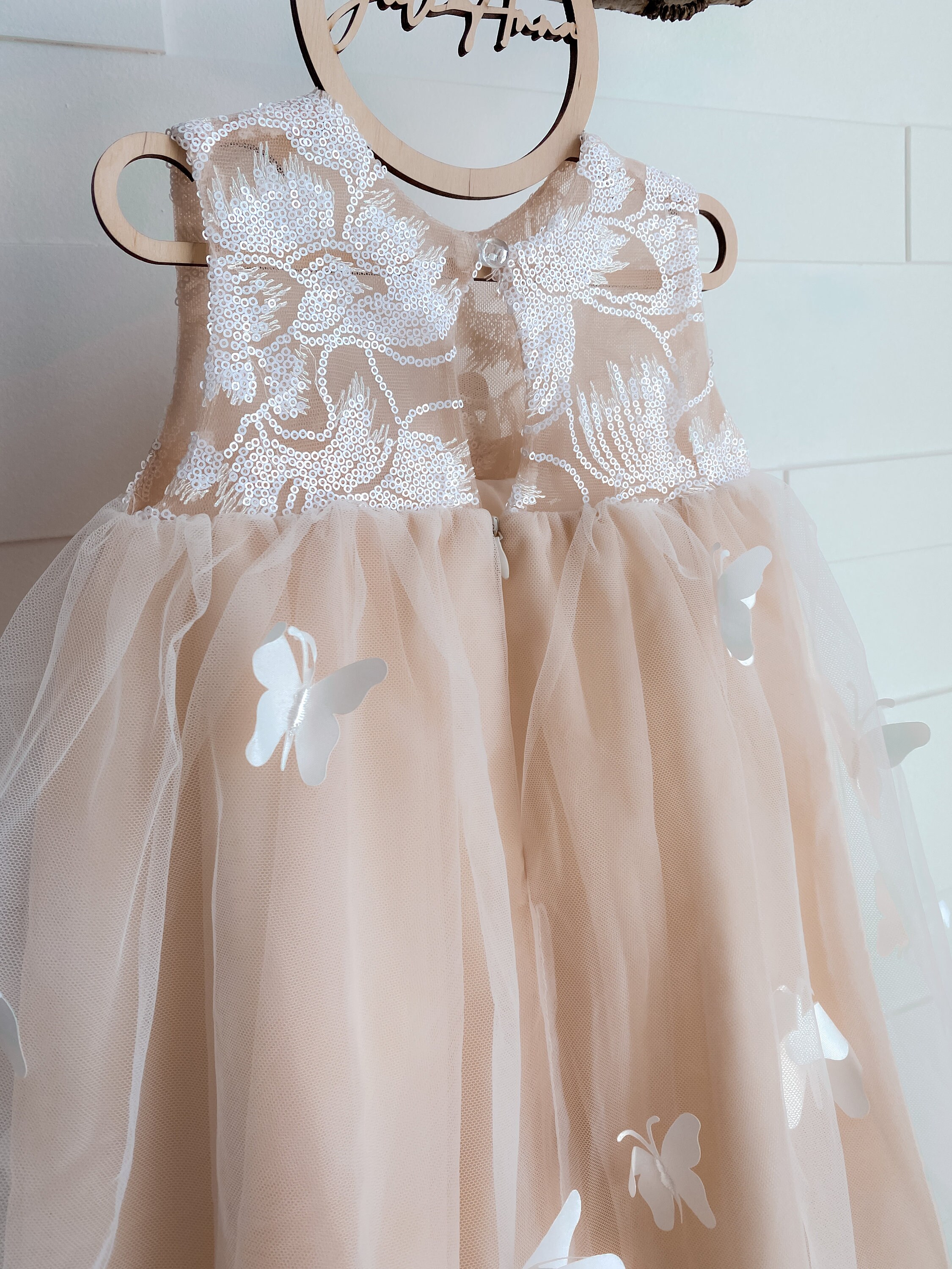 Butterfly Flower Girl Dress Lace Flower Girl Dress Junior Etsy UK