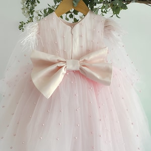 Bimabalo  Blush/Pink 1st Birthday Party Dress 7419