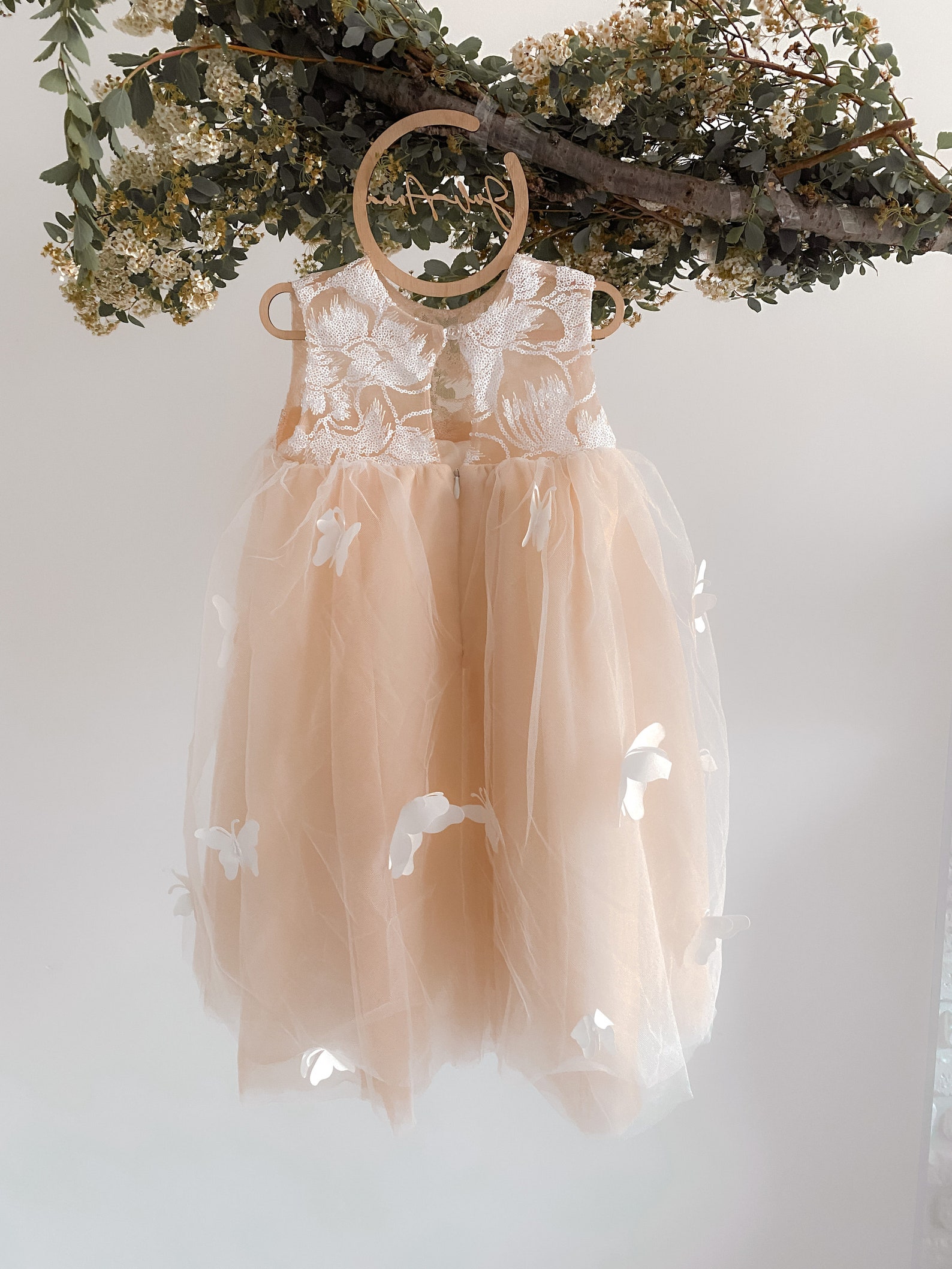 Butterfly Flower Girl Dress Lace Flower Girl Dress Junior Etsy UK