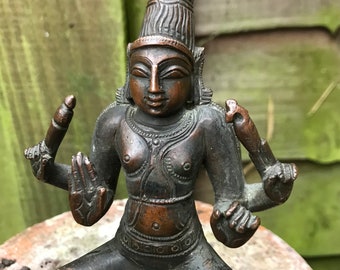 インド 南インド ブロンズ像 サンドゥラ・ヤクシ 女性の大地の精霊 19