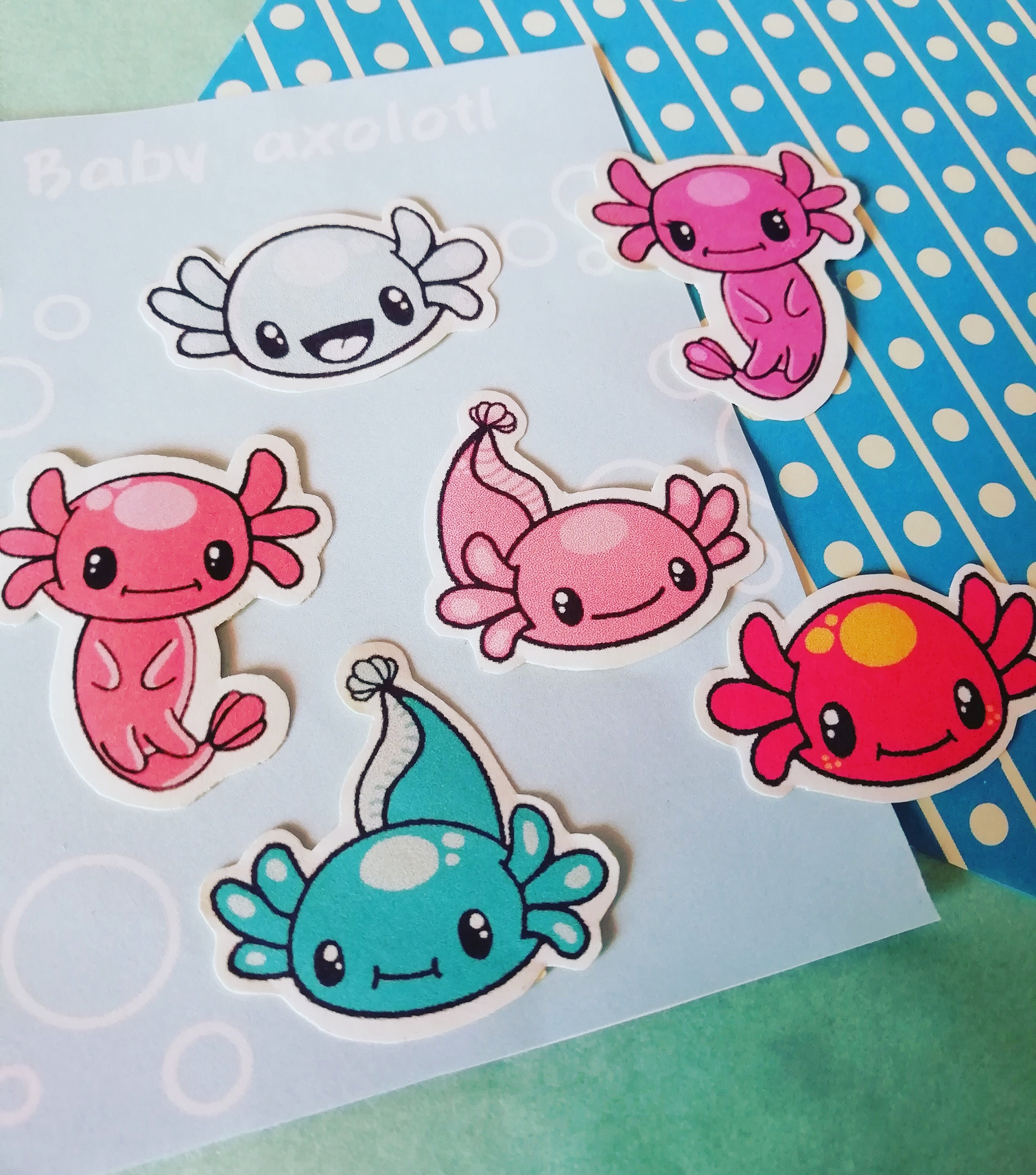Baby Axolotl Sticker Pack Axolotl Sicker Cute Axolotl Etsy Baby Axolotl Sticker Pack Axolotl Sicker Cute Axolotl Etsy
