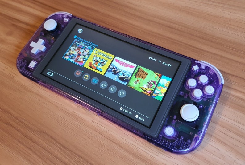 Atomic Purple Nintendo Switch Lite Etsy