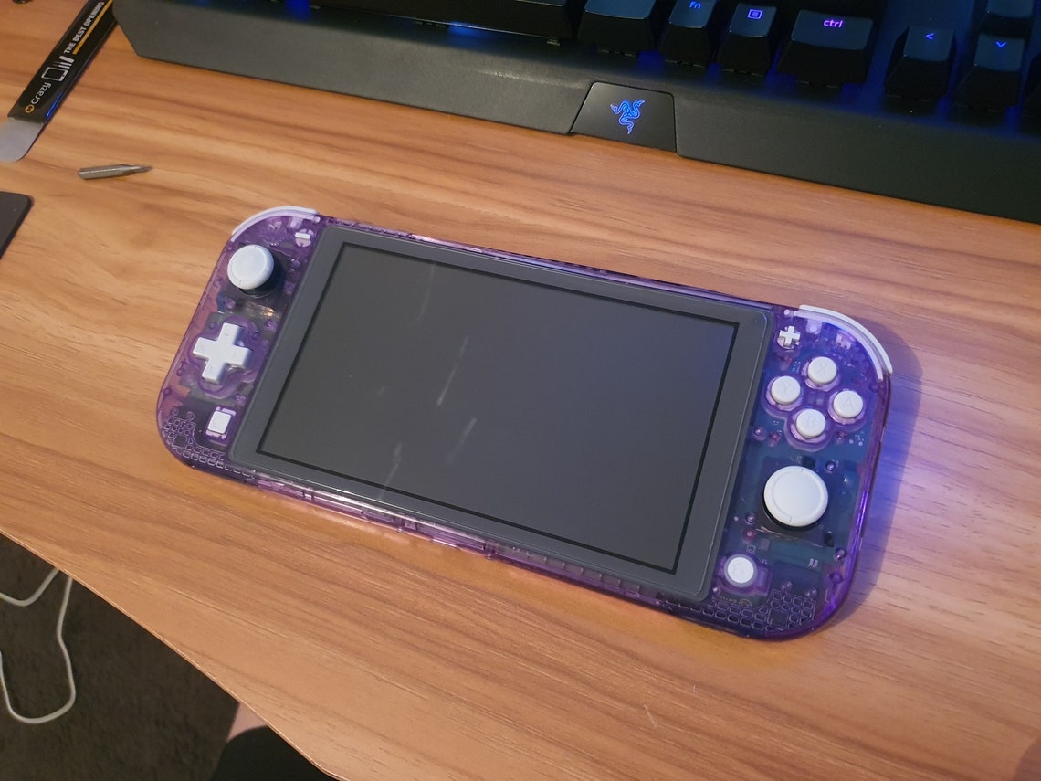 Atomic Purple Nintendo Switch Lite Etsy UK