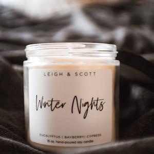Winter Nights | Large 16oz Soy Candle