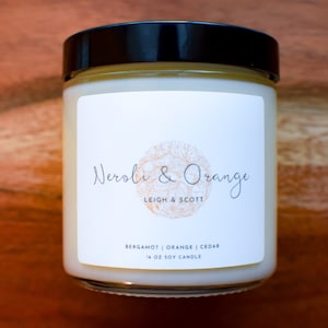 Neroli and Orange | Orange Scent | Orange Candle | Soy Candle